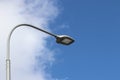 LED street lamp isolated on blue sky background Royalty Free Stock Photo