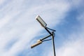 LED Street Light on blue sky background Royalty Free Stock Photo