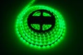 Led strip green light roll