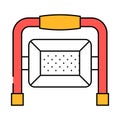 led work light garage tool icon color illustration Royalty Free Stock Photo