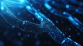 ledger scrolling blockchain node Royalty Free Stock Photo