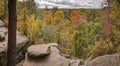 Ledges Overlook Cuyahoga Valley National Park Royalty Free Stock Photo