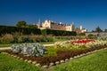 Lednice Chateau with beautiful gardens