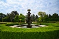 Lednice - South Moravia - Czech Republic. A beautiful park with a lake in the castle grounds. Landscape with nature in summer time Royalty Free Stock Photo