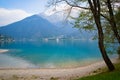 Ledro lake in Italy Royalty Free Stock Photo