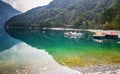 Ledro lake, Italy Royalty Free Stock Photo