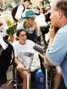 Lee Ann Cartwon in Jerusalem, Israel in 1997