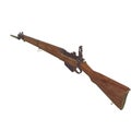 Lee enfield rifles part old 3D illustration