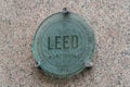 Leed certification symbol Royalty Free Stock Photo