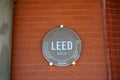 LEED gold certified building and seal