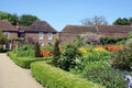 Leeds castle garden in England Royalty Free Stock Photo