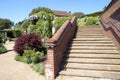 Leeds castle garden' stairway in England