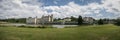 Leeds Castle Panorama Royalty Free Stock Photo