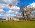 The leeds castle under sunny sky Royalty Free Stock Photo
