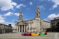 Leeds Civic Hall overlooking Millennium Square Royalty Free Stock Photo