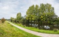 Leeds Liverpool canal panorama Royalty Free Stock Photo