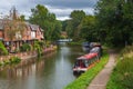 The Leeds Liverpool canal at Parbold in West Lancashire