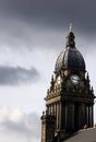 Leeds Town Hall clock tower, Yorkshire Royalty Free Stock Photo