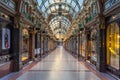 LEEDS, UK -JUNE 2, 2019: Victoria Quarter in Leeds, United Kingdom