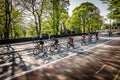 Cyclists in Tour de Yorkshire 2018