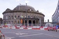 Leeds UK, 31st Jan 2022: Photo of the Leeds City Centre showing the Leeds building known as the Leeds Corn Exchange with major