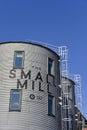 LEEDS, UNITED KINGDOM - Aug 08, 2020: Close up shot of Leeds city centre office the small mill yorkshire