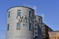 LEEDS, UNITED KINGDOM - Aug 08, 2020: Horizontal shot of Leeds city centre office the small mill yorkshire