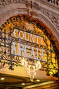 Leeds Victoria Country Arcade sign