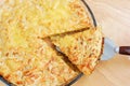 Leek pie Royalty Free Stock Photo