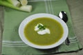 Leek - Potato Soup Royalty Free Stock Photo