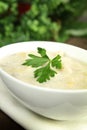 Leek and potato soup Royalty Free Stock Photo