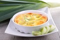 Leek quiche Royalty Free Stock Photo