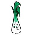 Leek vegetable cartoon