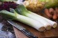 Leeks Royalty Free Stock Photo