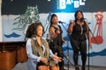 Leela James films a session in Brooklyn