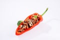 Lees fish-Lantern pepper bowl Royalty Free Stock Photo