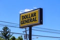 Dollar General Sign Royalty Free Stock Photo