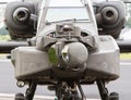 LEEUWARDEN, THE NETHERLANDS - JUN 11, 2016: Boeing AH-64 Apache Royalty Free Stock Photo
