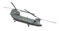 LEEUWARDEN, NETHERLANDS - JUNI 11 2016: Chinook CH-47 military h
