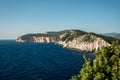 Lefkada Cliffs, Greece at the sunset Royalty Free Stock Photo