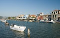 Lefkada Greece summer harbour Nydri Royalty Free Stock Photo