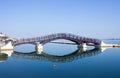 Lefkada town, bridge reflection in the sea