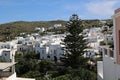 View of the small mountain village of Lefkes Paros, Cyclades- Greece