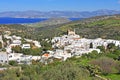 Lefkes traditional greek village Royalty Free Stock Photo