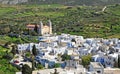 Lefkes traditional village on Paros island Royalty Free Stock Photo