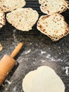 Rolling out lefse