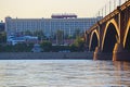 Left-bank embankment of the city of Krasnoyarsk.