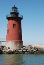 Left Breakwaters Lighthouse, Lewes, Delaware Royalty Free Stock Photo