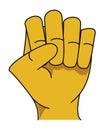 left hand fist