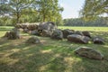 Left hand view of Dolmen D14